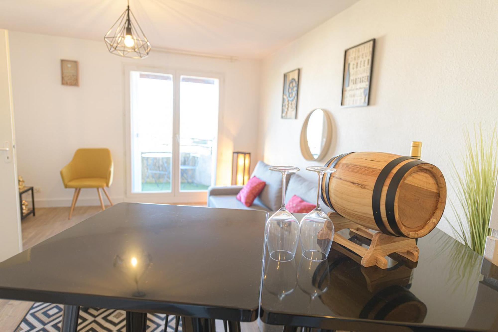Magnifique Appartement T2 Renove Aux Vendanges 가이약 객실 사진